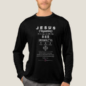 Sauerstoff 888 Name Jesu Tri-Blend Shirt (Vorderseite)