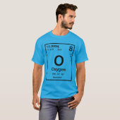 Sauerstoff-Element (schwarz) T-Shirt (Vorne ganz)