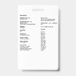 Sauerstoffdurchsatz und UmrechnungsTags Ausweis