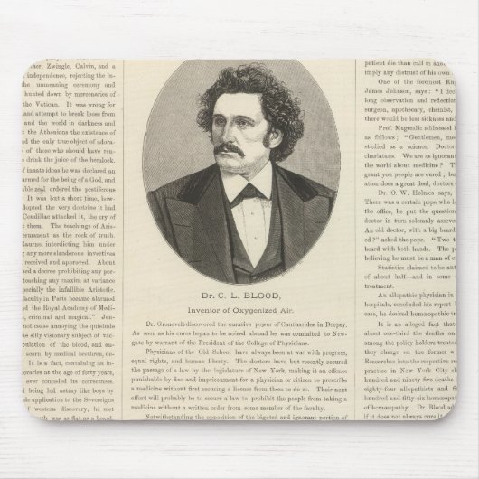 Sauerstoffluft Mousepad (Vorne)