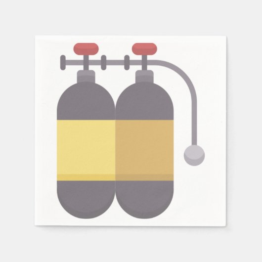 Sauerstofftank Serviette (Vorderseite)