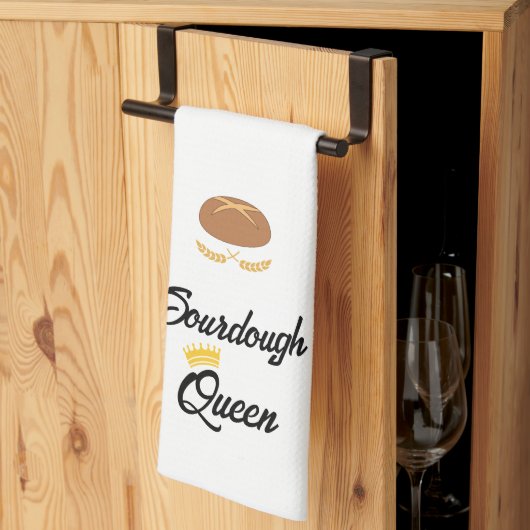 Sauerteig-Königin-Küchenhandtuch Geschirrtuch (Drittel gefaltet)
