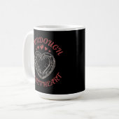 Sauerteig-Schatz – Lustiges Valentins-Pun-Geschenk Kaffeetasse (Vorderseite Links)