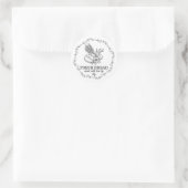 Sauerteigbrot Backen Runder Aufkleber (Tasche)