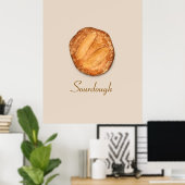 Sauerteigbrot Poster (Heimbüro)