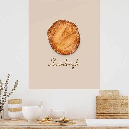 Sauerteigbrot Poster (Küche)