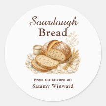 Sauerteigbrot Selbermach-Geschenk-Etikett
