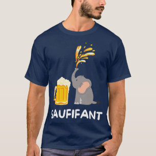 Saufünfantes Bier Saufen Party. T-Shirt