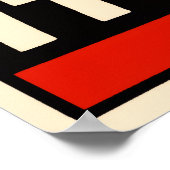 Saug es auf | Retro Vampir Poster (Ecke)