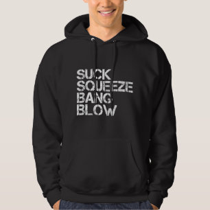 Saug Quetsch Knall Schlag Lustiger Mechaniker Auto Hoodie