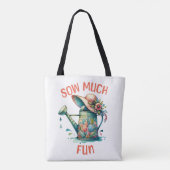 Saug viel Spaß Tote Tasche (Rückseite)