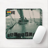Saugatuck Michigan Gay Interest Sailing 1910 Foto Mousepad (Mit Mouse)