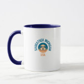 Saugatuck Michigan Heimat-Kaffeekoffe Tasse (Links)