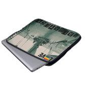 Saugatuck Michigan Sailing Rainbow Vintag 1910 Laptopschutzhülle (Vorne Knopf)