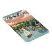 Saugatuck Segelboot Michigan Reise Magnet (Rechte Seite)