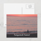 Saugatuck Sunset Postkarte (Vorne/Hinten)