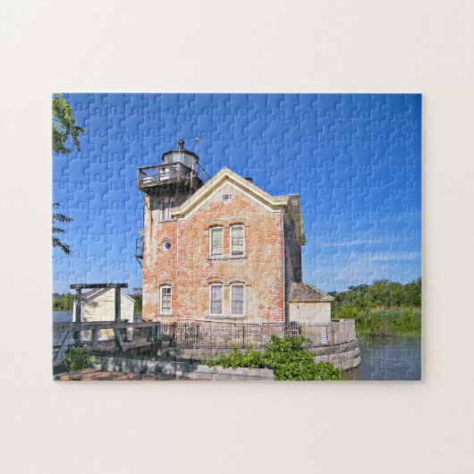 Saugerties Leuchtturm, der Hudson New York Puzzle (Horizontal)