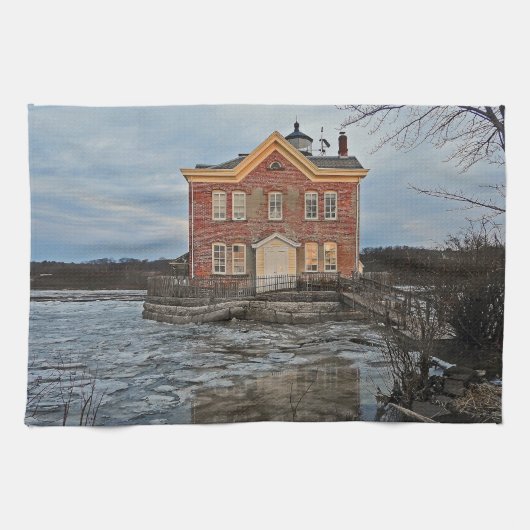 Saugerties Leuchtturm Geschirrtuch (Horizontal)