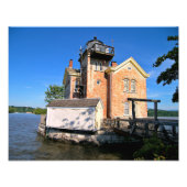 Saugerties Lighthouse, Hudson River New York Fotodruck (Vorne)