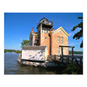 Saugerties Lighthouse, Hudson River New York Fotodruck