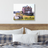 Saugerties Lighthouse, Hudson River New York Leinwanddruck (Insitu (Schlafzimmer))