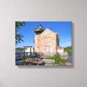 Saugerties Lighthouse, Hudson River New York Leinwanddruck (Vorderseite)