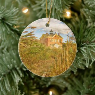 Saugerties Lighthouse Keramik Ornament