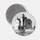 Saugerties Lighthouse Magnet (Vorderseite/Rückseite)