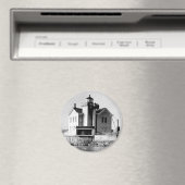 Saugerties Lighthouse Magnet (In Situ (Geschirrspüler))