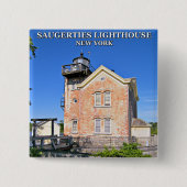 Saugerties Lighthouse, New York Button On Button (Vorderseite)