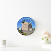 Saugerties Lighthouse, New York Clock Runde Wanduhr (Zuhause)