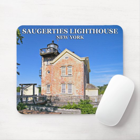 Saugerties Lighthouse, New York Mousepad (Mit Mouse)