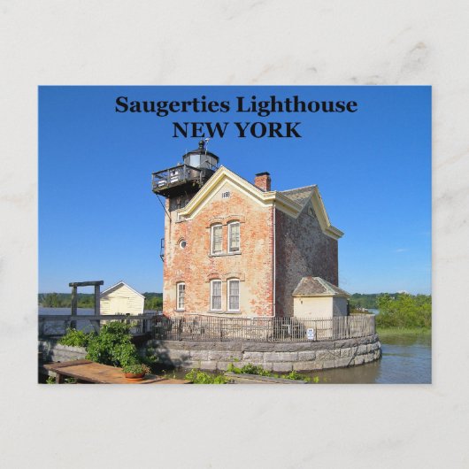 Saugerties Lighthouse, New York Postcard Postkarte (Vorderseite)