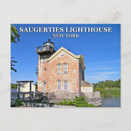 Saugerties Lighthouse, New York Postcard Postkarte (Vorderseite)