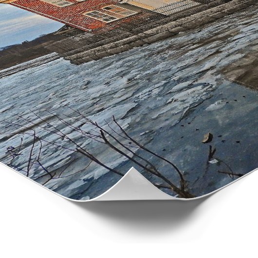 Saugerties Lighthouse Poster (Ecke)