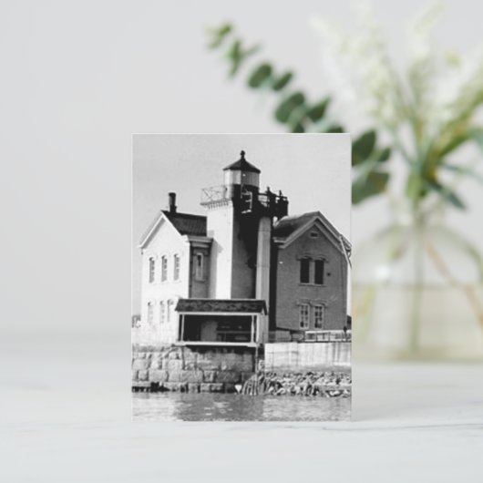 Saugerties Lighthouse Postkarte (Stehend Vorderseite)