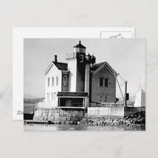 Saugerties Lighthouse Postkarte (Vorne/Hinten)