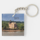 Saugerties Lighthouse Schlüsselkette Schlüsselanhänger (Rückseite)