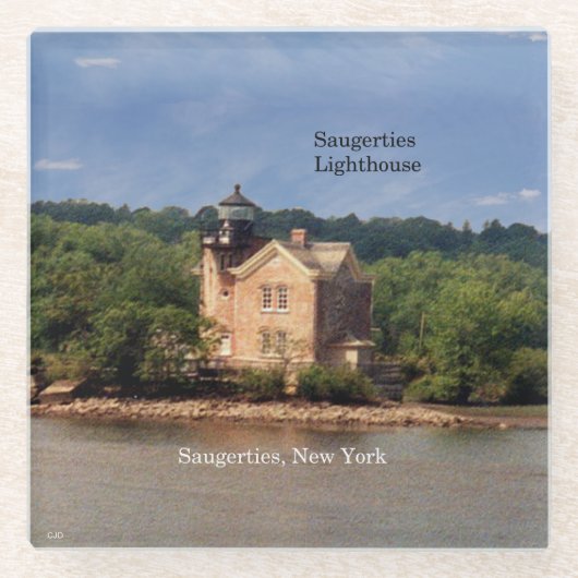 Saugerties Lighthouse Untersetzer (Vorderseite)