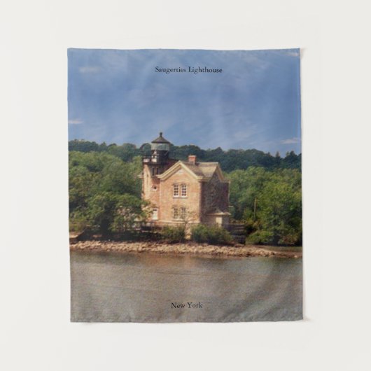 Saugerties Lighthouse Wandteppiche (Vorderseite)