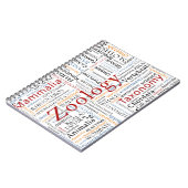 Säugetiere in der Typografie Notizblock (Linke Seite)