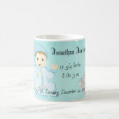Säugling Baby Boy in Blue mit Blume Kaffeetasse (Mittel)