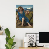 Säugling Bacchus - Giovanni Bellini Kunstgewerbe Poster (Heimbüro)