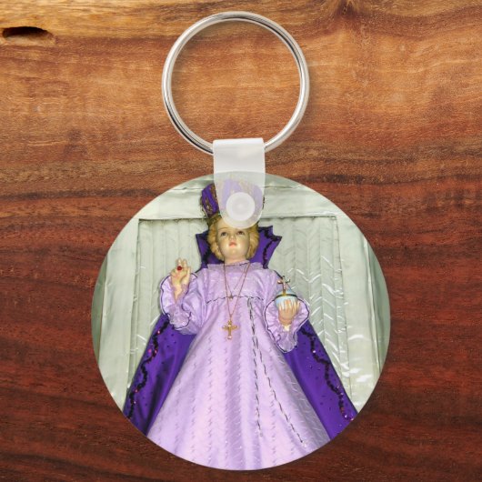 Säugling der Prager Statue Schlüsselanhänger (Vorderseite)