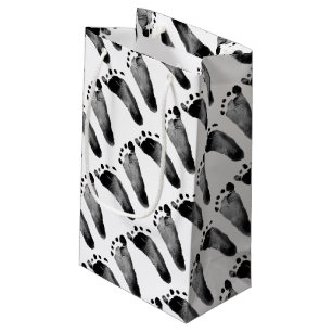 Säugling-Fußspuren Kleine Geschenktüte