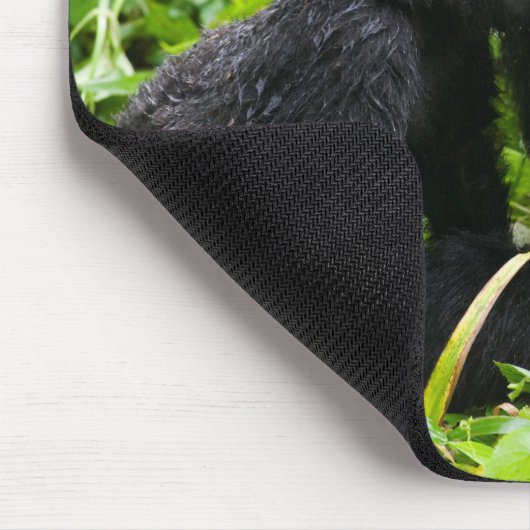 Säugling Gorilla Kisses Silverback Gorilla Mousepad (Ecke)