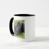 Säugling Gorilla Kisses Silverback Gorilla Tasse (Vorderseite Links)