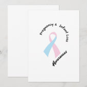 Säugling im Schwangerschaftsalter Unterstützung de Ankündigung (Vorne/Hinten)