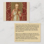 Säugling Jesus heiliger Karte Prags (Vorne/Hinten)