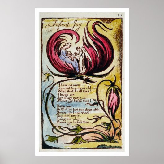 'Säugling Joy', Platte 23 von 'Songs of Innocence Poster (Vorne)